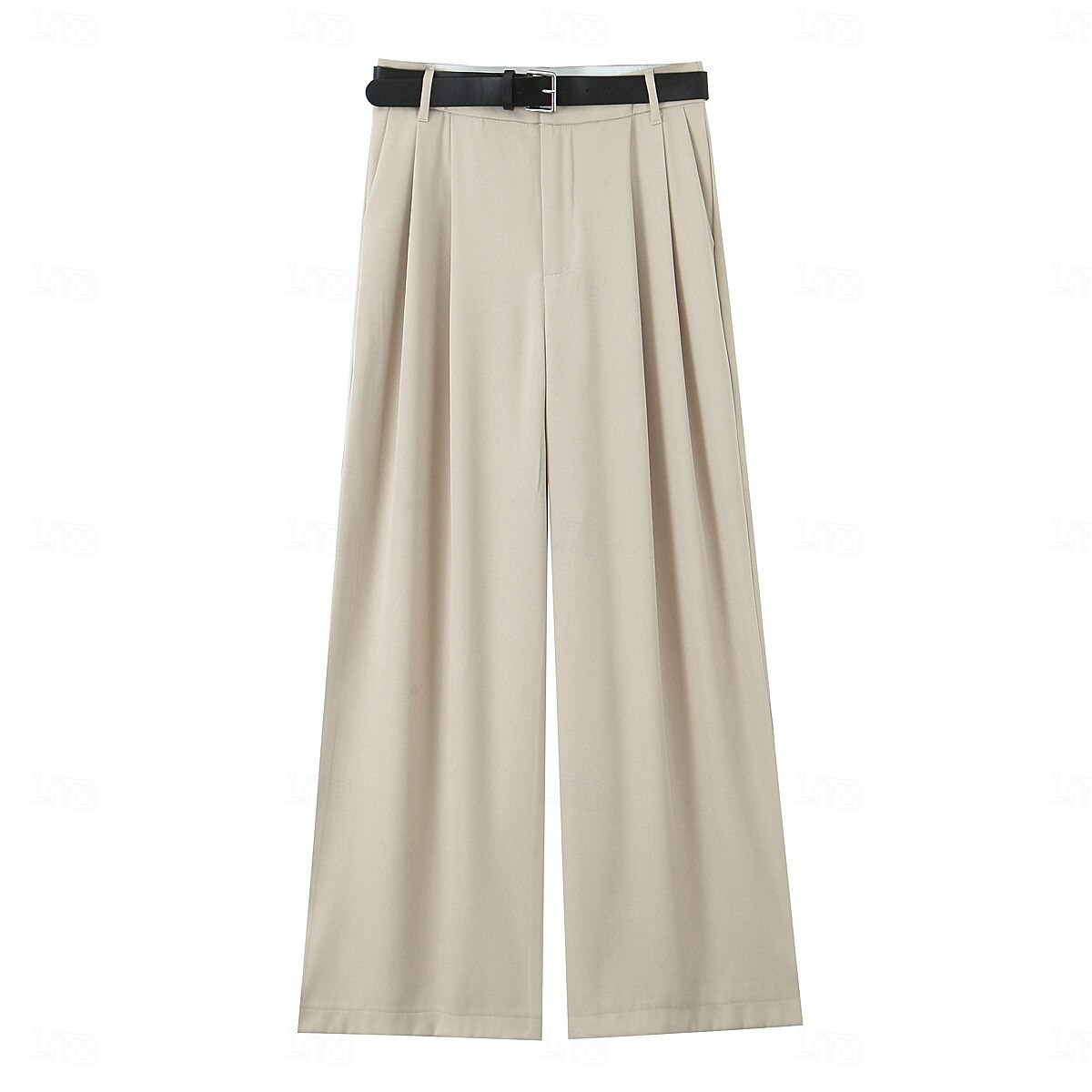 Per donna Gamba larga Chinos Casual Lunghezza intera Naturale Semplice Gamba larga Comodo Traspirabilità Casual Quotidiano Vinaccia Nero 1 # Nero Verde militare Primavera Autunno Vestibilità comoda del 2025 a $26.99 –P1
