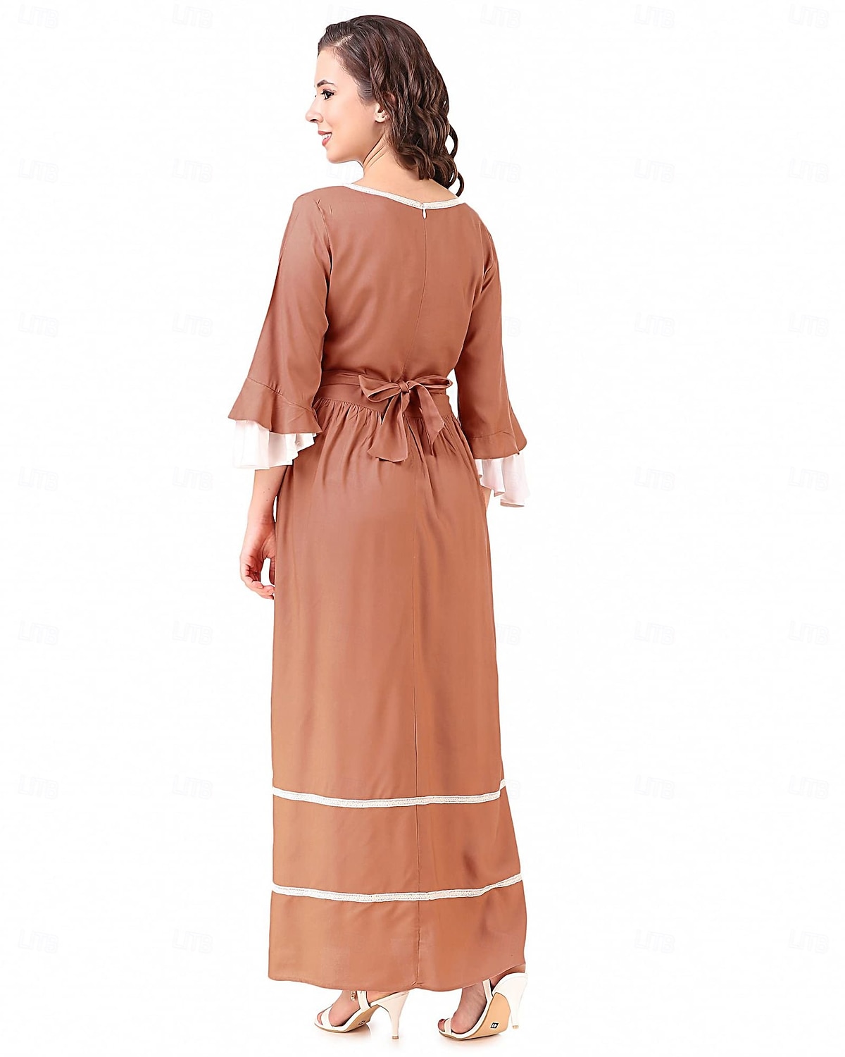 A 250-a aniversare a SUA secolul al 19-lea Anii 1800 Rochie de prerie Fata de la tara Fata Pionier Colonial Pionier Războiul Revoluționar Costume de fancy Pentru femei Halloween Carnaval 4 iulie 2026 - $42.99 –P4