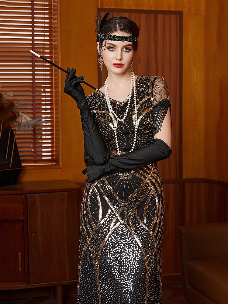 20s style evening dresses 1920s evening dress in black chiffon and asymmetrical skirt