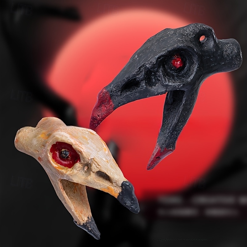 Sifflet crâne d'inspiration aztèque à deux tons - sifflet unique en résine pour les farces et la survie en plein air&amp;accessoire de sac à dos cool de 2026 ? $22.99 –P5