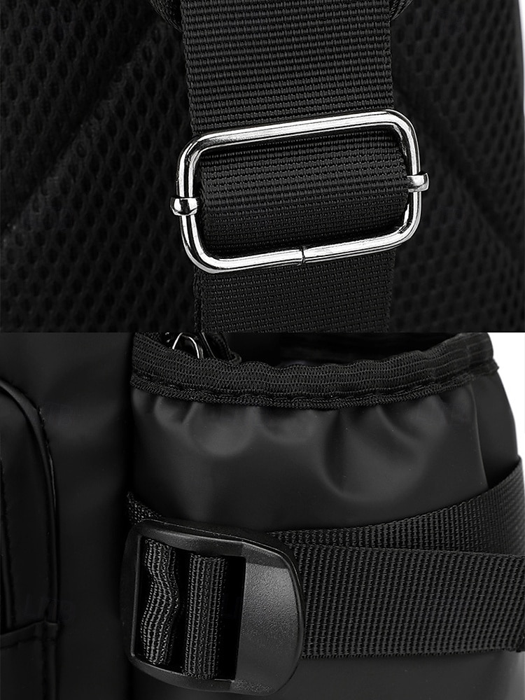 Men’s Waterproof Crossbody Sling Bag – Lightweight Casual Chest Bag with Multiple Compartments, Adjustable Strap, and Water-Repellent Fabric for Travel, Outdoor and Daily Use 2025 - $18.99 –P10