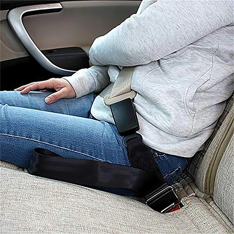Extensor de cinturón de seguridad universal para automóvil de 2 piezas con clip de hebilla, adecuado para embarazadas o personas con complexiones grandes. 2025 - $9.99 –P2