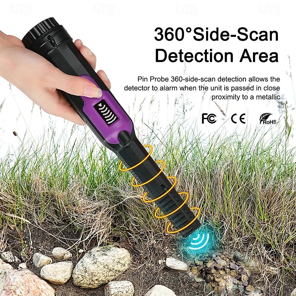 metal detector per la caccia al tesoro, localizzatore a bacchetta, rilevatore di tesori da esterno del 2025 a $92.99 –P5