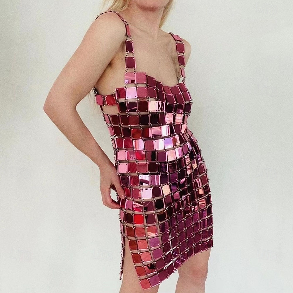 Women's Glitter Sequin Dress Sparkle Party Dresses for Singer Dancer Stage Wear Party Carnival Outfit 2025 - $155.99 –P3