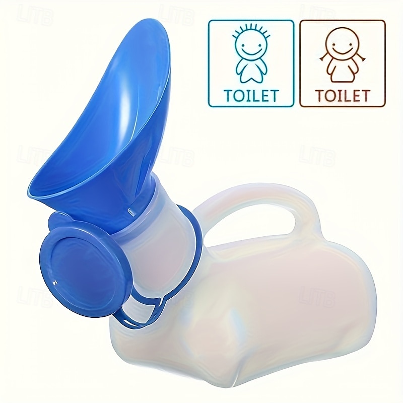 2025年 男性用ポータブルトイレ &女性用 - 広々とした漏れ防止の小便器、扱いやすいデザイン、車やRVキャンプ用の耐久性のあるプラスチック製キャンプ用トイレ &屋外活動  コレクション – $13.99 –P1