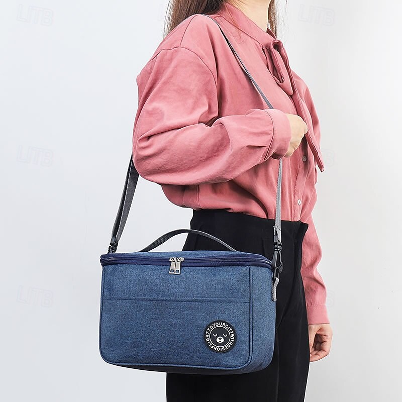 Lunch Bag for Women and Men for Back to School Office Picnic Hiking Beach New Insulated Tote Portable Bento Bag for Work Fresh Keeping Food Container Lunch Box Bag 2025 - $6.99 –P3