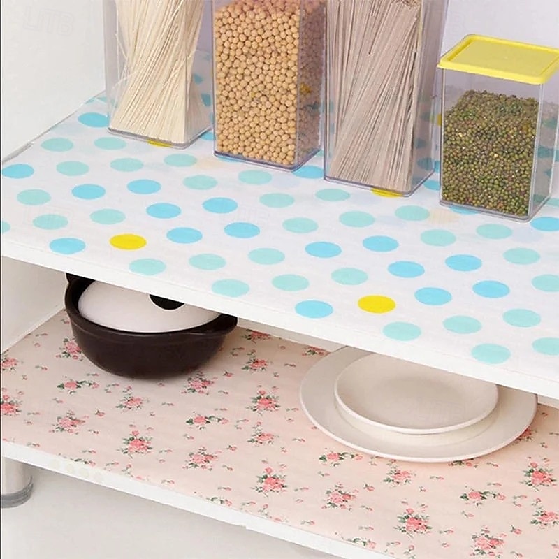 PVC Cabinet Waterproof Buffer Paper Moisture Proof Drawer Liner Shelf Wardrobe Kitchen Shoe Cabinet Mat Non Slip Protective Pad for Home Storage Organization and Decoration 2025 - $6.99 –P8
