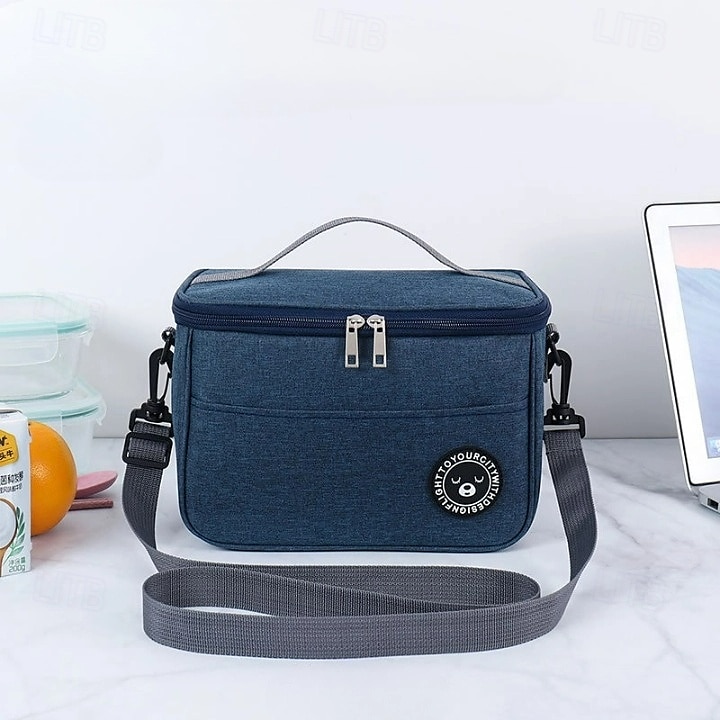 Lunch Bag for Women and Men for Back to School Office Picnic Hiking Beach New Insulated Tote Portable Bento Bag for Work Fresh Keeping Food Container Lunch Box Bag 2025 - $6.99 –P6