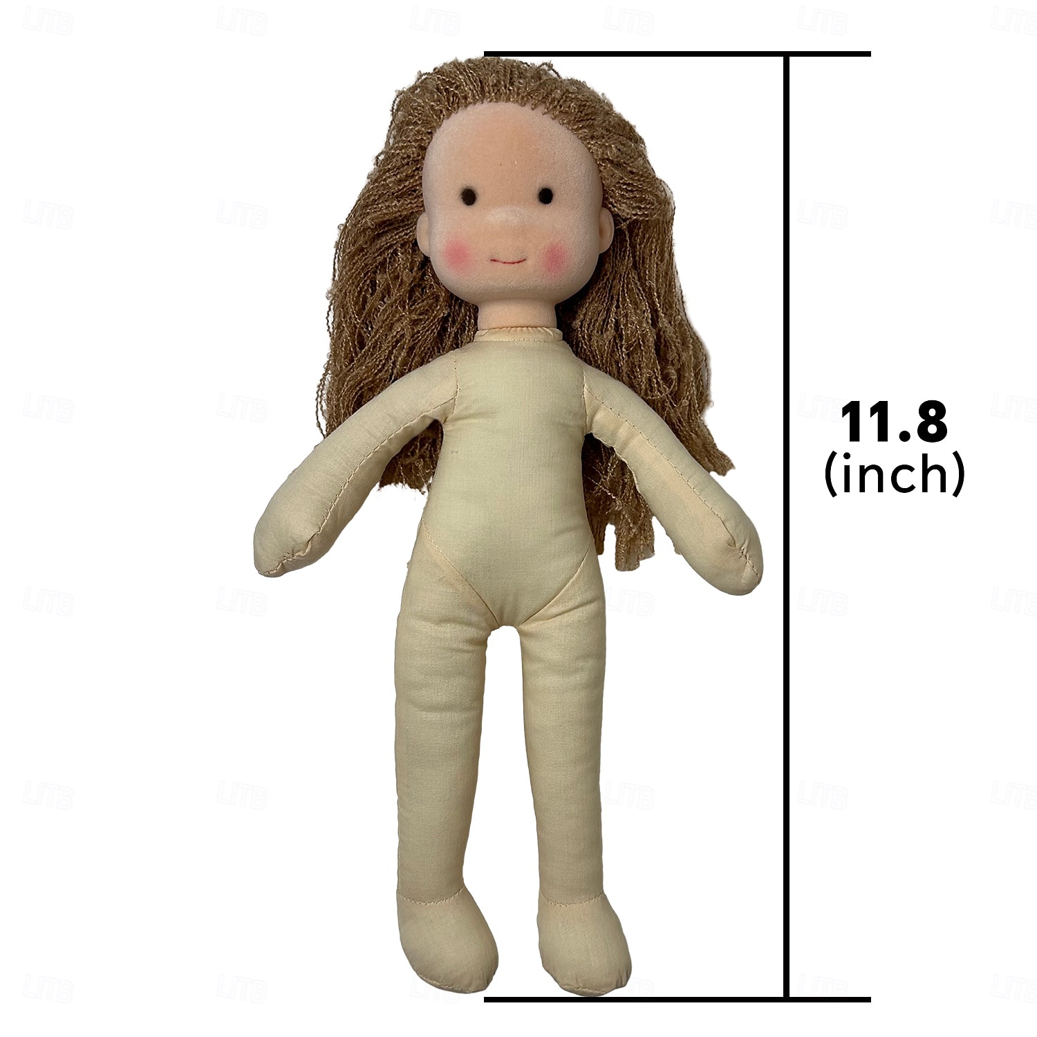 Boneca Waldorf feita à mão para bebês meninas com conjuntos de roupas - boneca de pelúcia macia de 11,8 polegadas para crianças pequenas, presente de Natal ideal para crianças de 2025 por $55.99 –P5