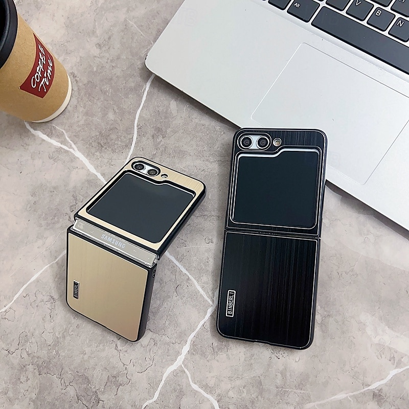 телефон Кейс для Назначение SSamsung Galaxy Z-флип 6 Z Flip 5 Z Flip 4 Z Flip 3 Кейс на заднюю панель Защита от удара Ретро 2025 - $13.99 –P2