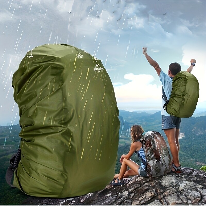 Zaino da esterno portatile e resistente, 1 zaino vivace con copertura, ideale per viaggi, campeggio e accessori sportivi, attrezzatura da campeggio del 2025 a $7.99 –P8