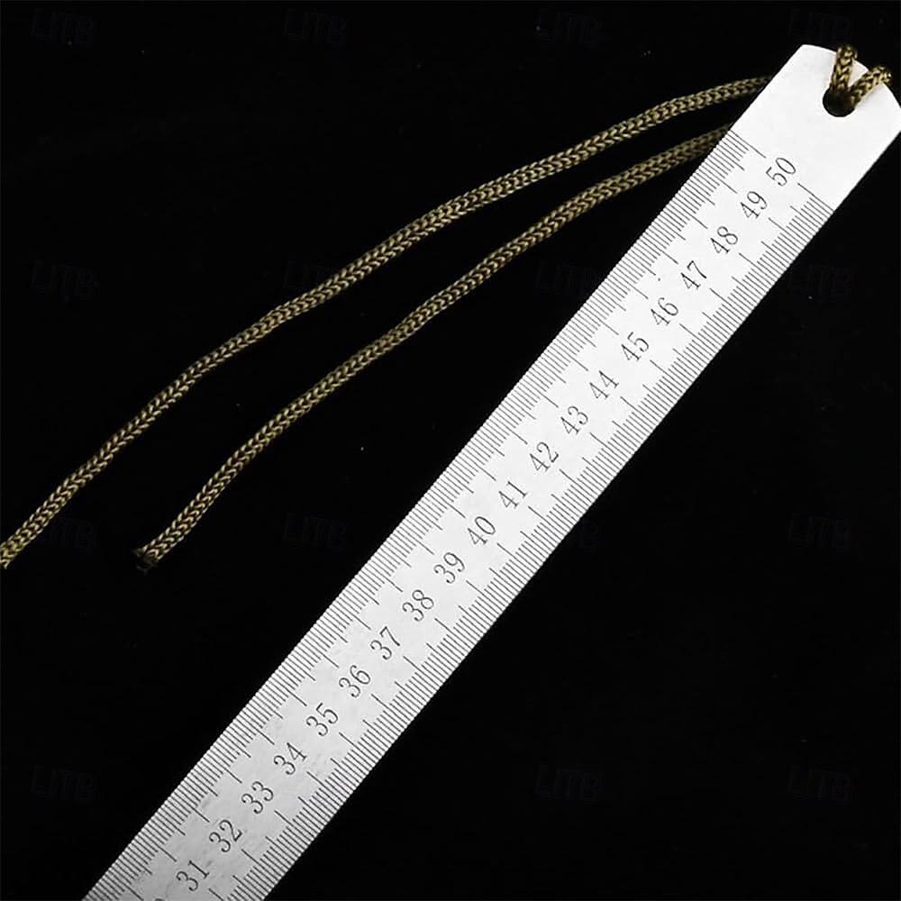 20 inch Heavy-Duty Dual-Scale Steel Ruler with Lanyard - Quenched Thickened Metal Straight Edge for Precision Drawing & Measurement 2025 - $12.99 –P5