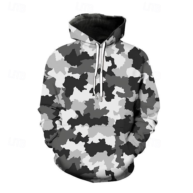 Homme Sweat à capuche Rose Claire Rouge Bleu Roi Bleu Vert À capuche Camouflage Avec Poches Sport & Loisir Quotidien Fête Polyester Streetwear Basique Occasionnel Printemps Automne Vêtement Tenue de 2025 ? $23.99 –P4