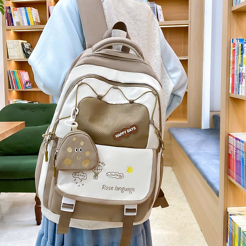 Tween Girls Korean Style Backpack Set Cute Aesthetic School Bag with Tote Bag & Pencil Case, Lightweight Large Capacity Bookbag for Middle School & Travel 2026 - $34.99 –P2