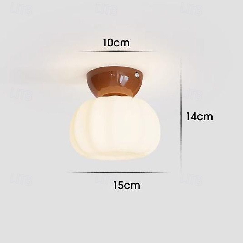 Plafonnier d'allée, plafonnier en verre, lustre de plafond, luminaire de plafond semi-encastré, 85-265 V de 2025 ? $47.99 –P4