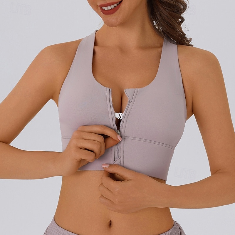 Per donna Reggiseno sportivo Intimo / Maglia Intima Supporti alti Traspirante Senza fili Imbottito Colore Solido / Tinta Unita Sport Abbigliamento sportivo Nero Blu Palestra Fitness Yoga del 2025 a $18.99 –P8