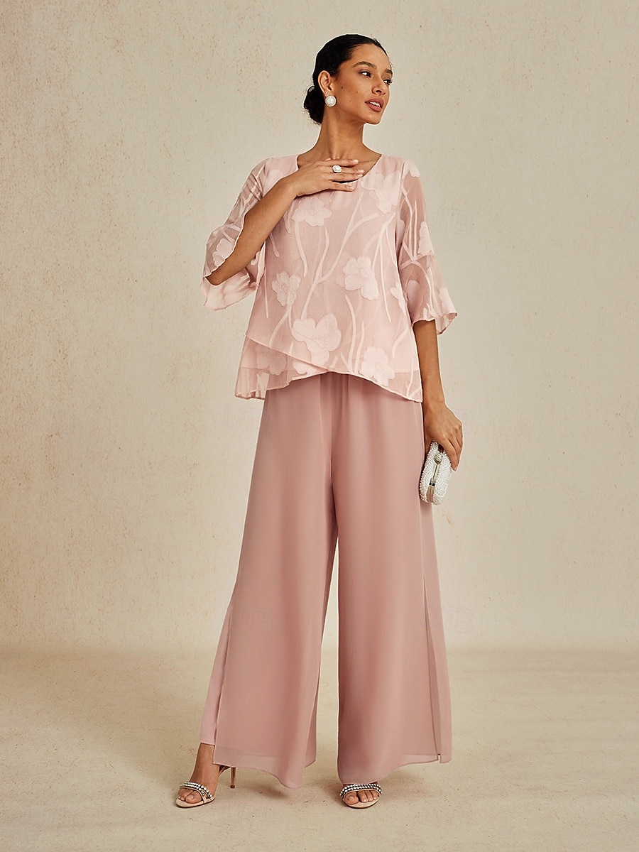 Dam Trosor Byxor med raka ben Elegant Stylish Klassisk Stil Fullängd Medium Midja Ensfärgat Elastisk midja Elastisk Bröllop Semester Fest Blush Pink Vår, Höst, Vinter, Sommar Normal 2025 - $27.99 –P5