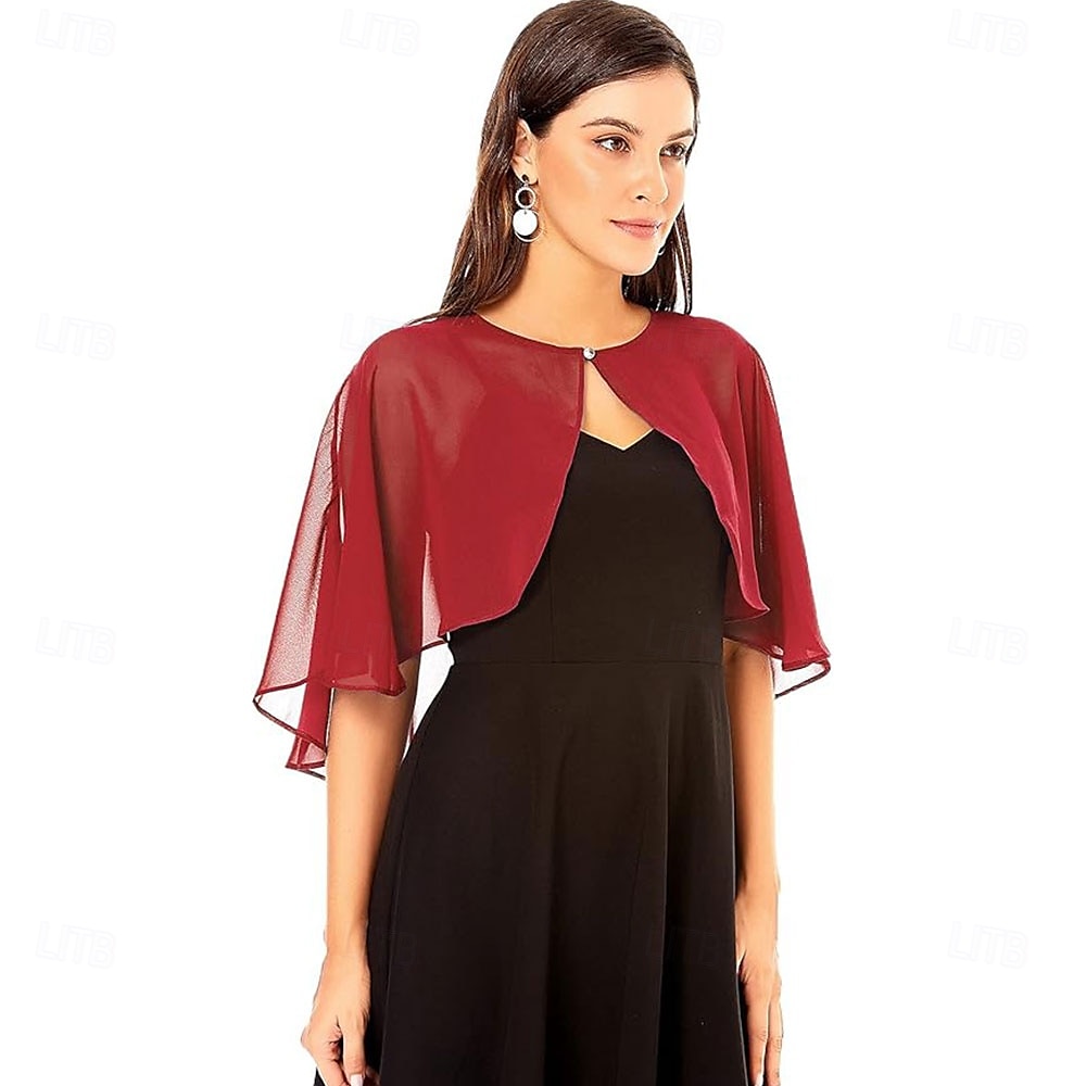 Shawl and Wraps for Evening Dress Chiffon Shawls Wedding Shrug Guest Bridesmaid Cape Scarves for Womens 2025 - $14.99 –P9