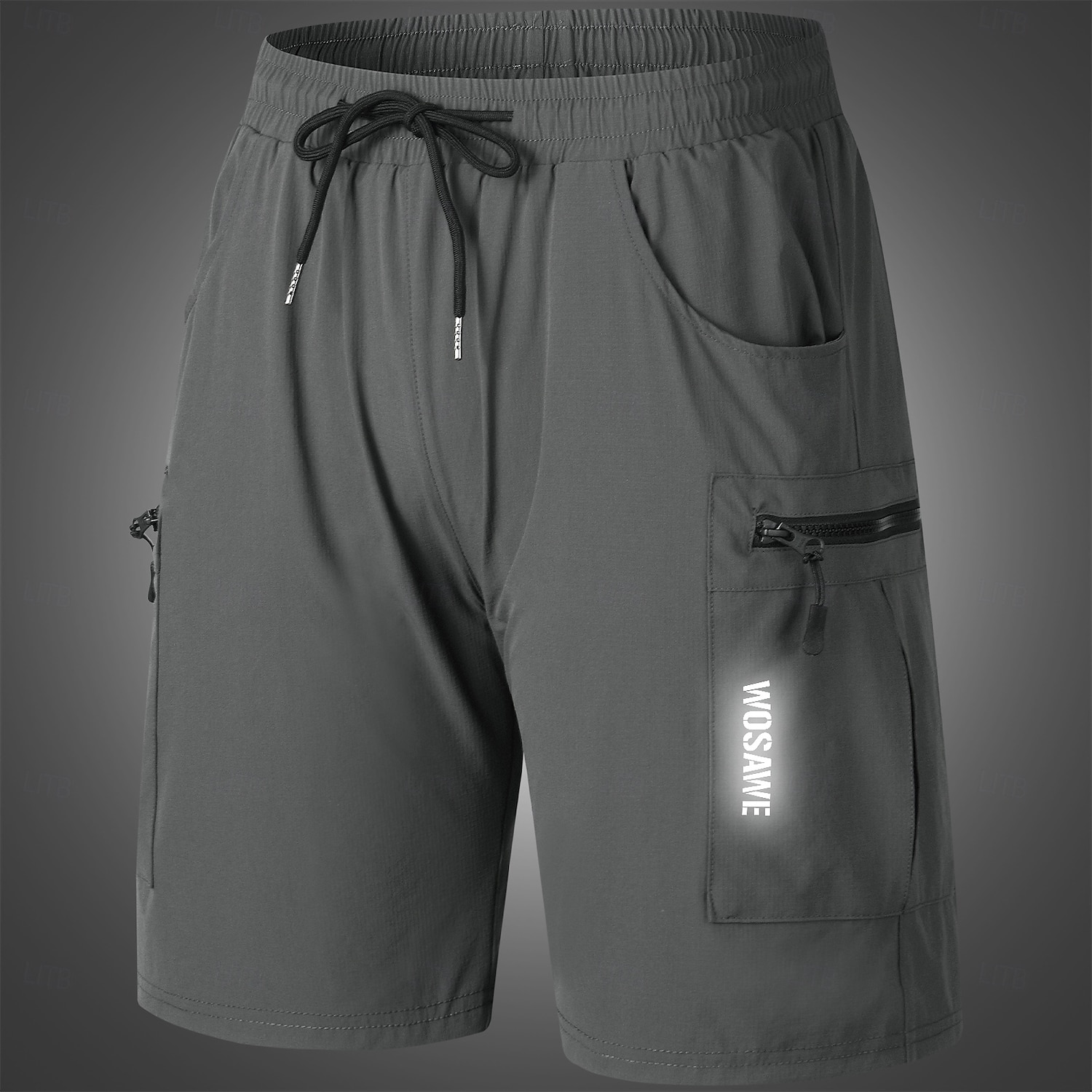 wosawe zomer racefiets speed mountain shorts multifunctionele fietsbroek met zakken ademend snel drogend fietsshirt bd129 2025 - $46.99 –P4