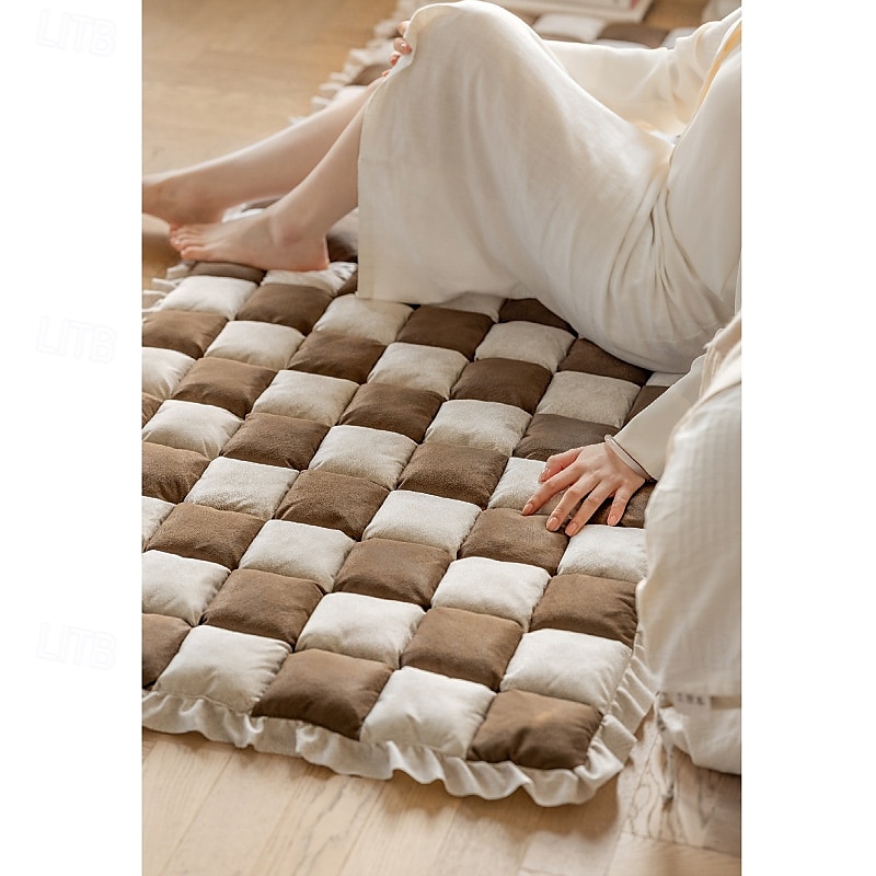 Cream Sofa Cover  Couch Cover For Pets Dog Large Plaid Square Fuzzy Pet Dog Mat Bed 2025 - $150.99 –P7