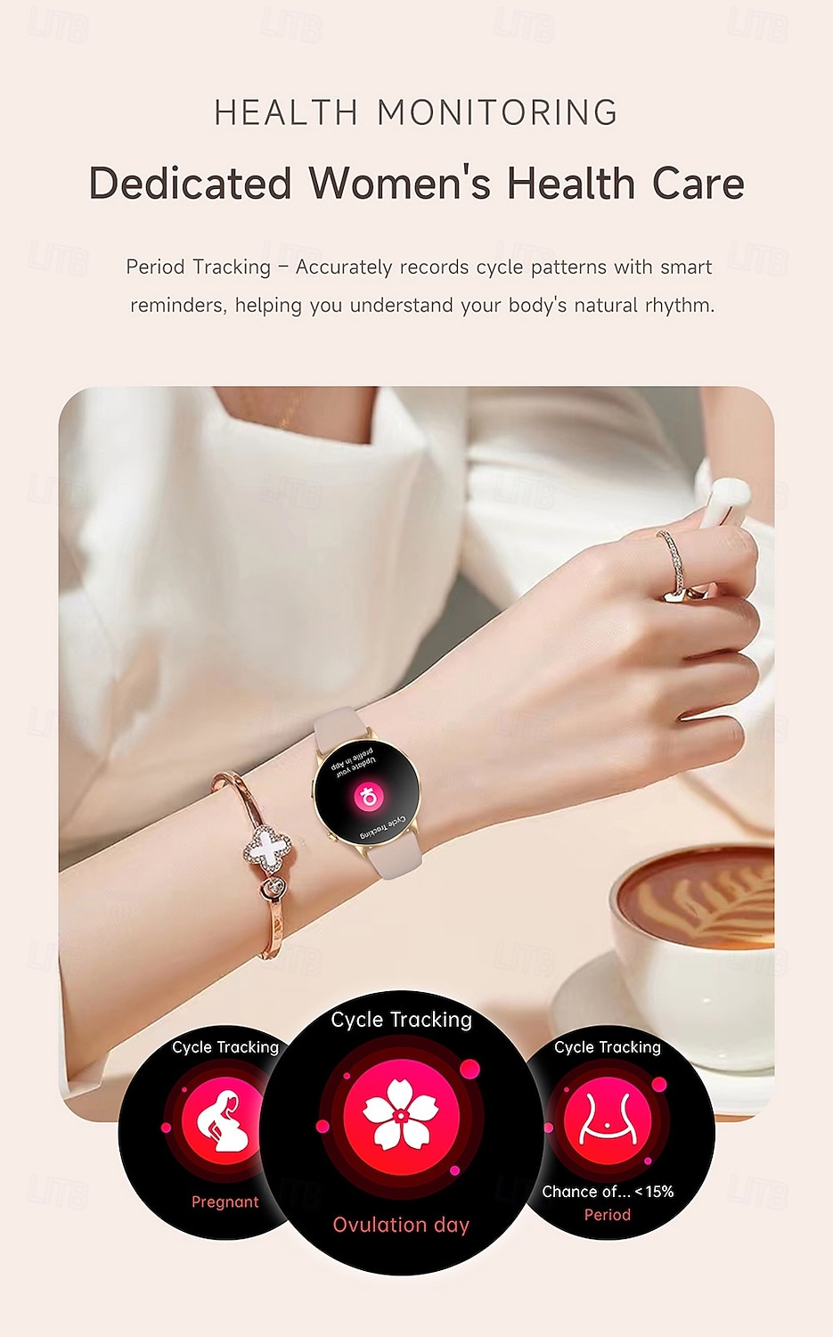 iMosi G34 Okos óra 1.32 hüvelyk Intelligens Watch Bluetooth Lépésszámláló Hívás emlékeztető Testmozgásfigyelő Kompatibilis valamivel Android iOS Uniszex Kéz nélküli hívások Vízálló Média kontroll IP68 2026 - $61.99 –P10