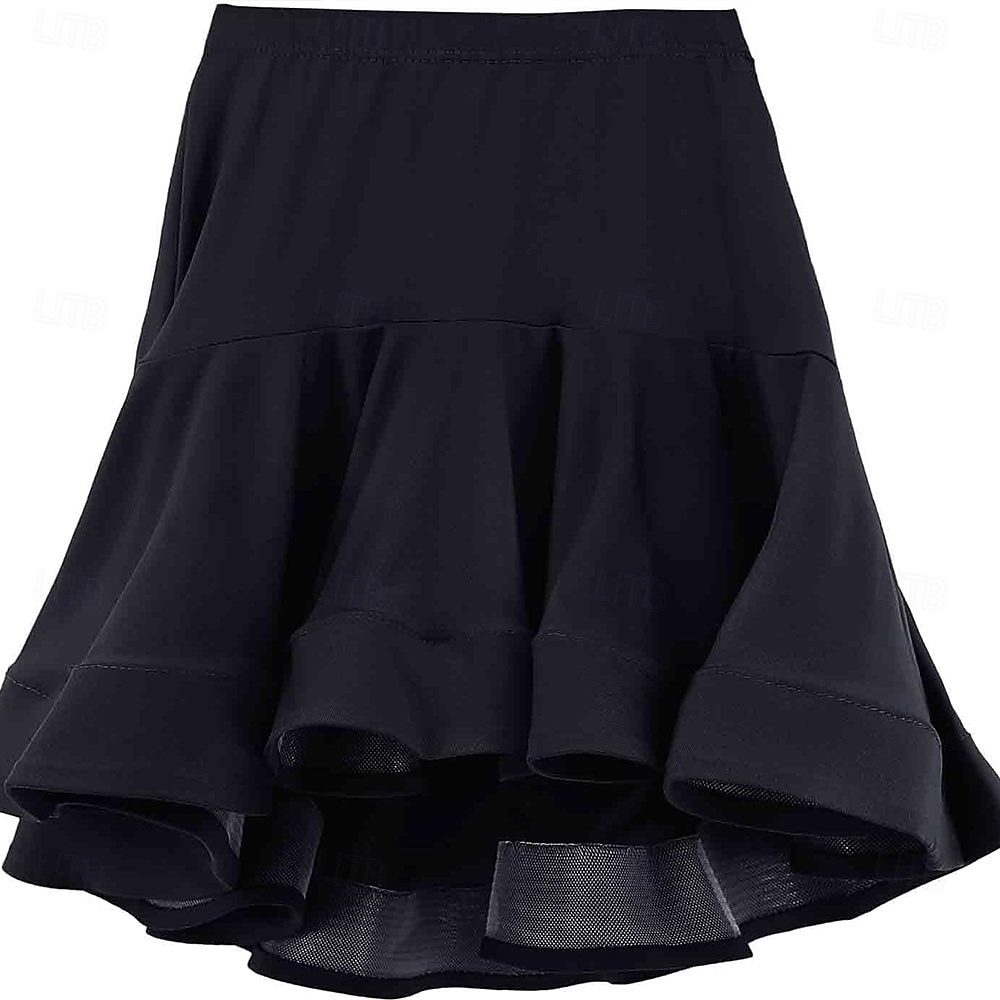 Gonne asimmetriche a spina di pesce con fianchi da ballo latino per ragazze che ballano salsa tango samba del 2025 a $24.99 –P5