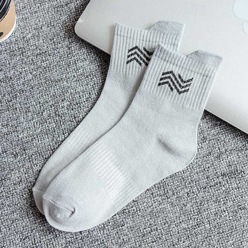 Per uomo 5 Paia Pacchi Multipli Calzini Calzini da Corsa Calzini Casual Nero Bianco Colore Semplice Linea Vacanza Sport & Outdoor Quotidiano Base Medio Primavera Autunno Moda Casual del 2025 a $5.49 –P6
