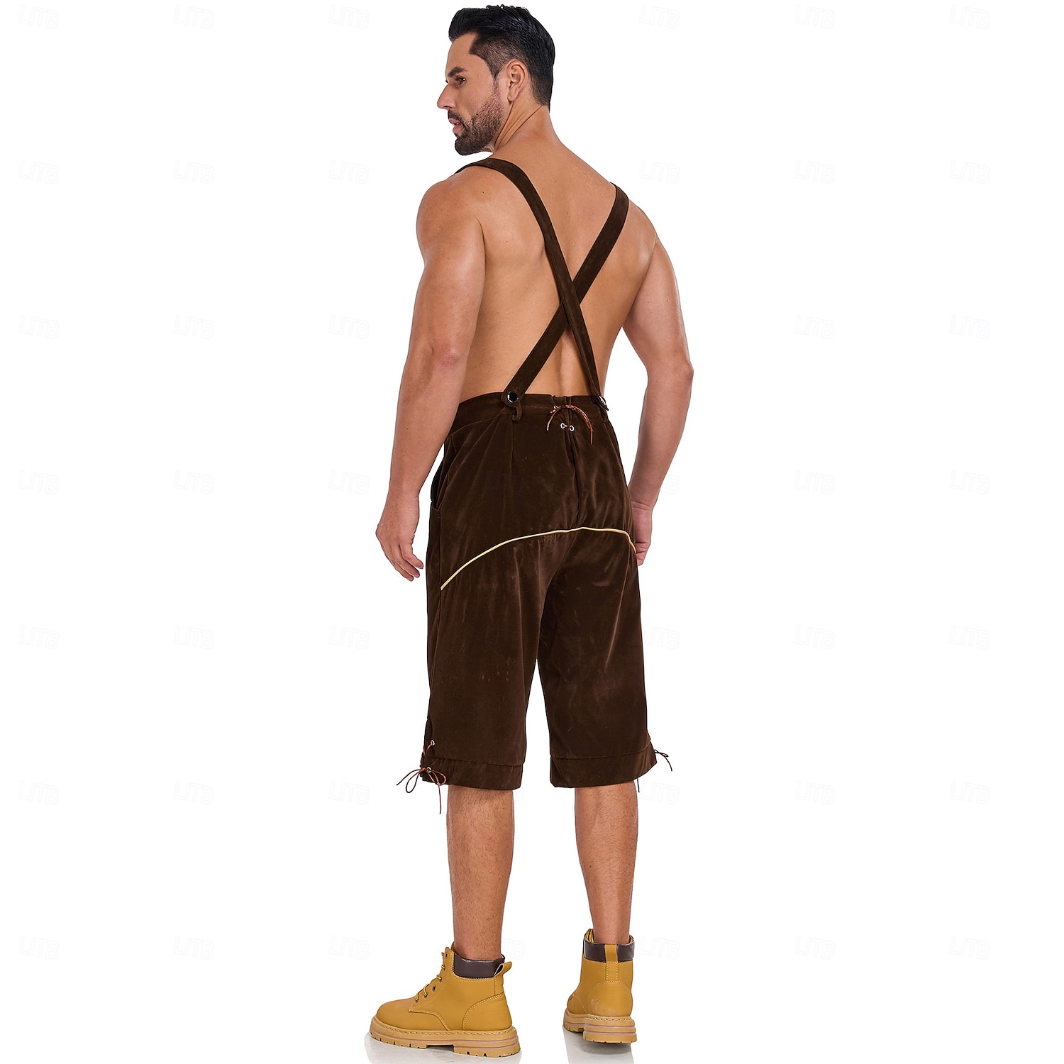 Oktoberfest Lederhosen Camisas Sombrero alpino bávaro Alemán prados Hombre Carnaval Fiesta Festival de Cerveza Paño de estilo tradicional Blusa Pantalones cortos Accesorios 2026 - $66.99 –P11