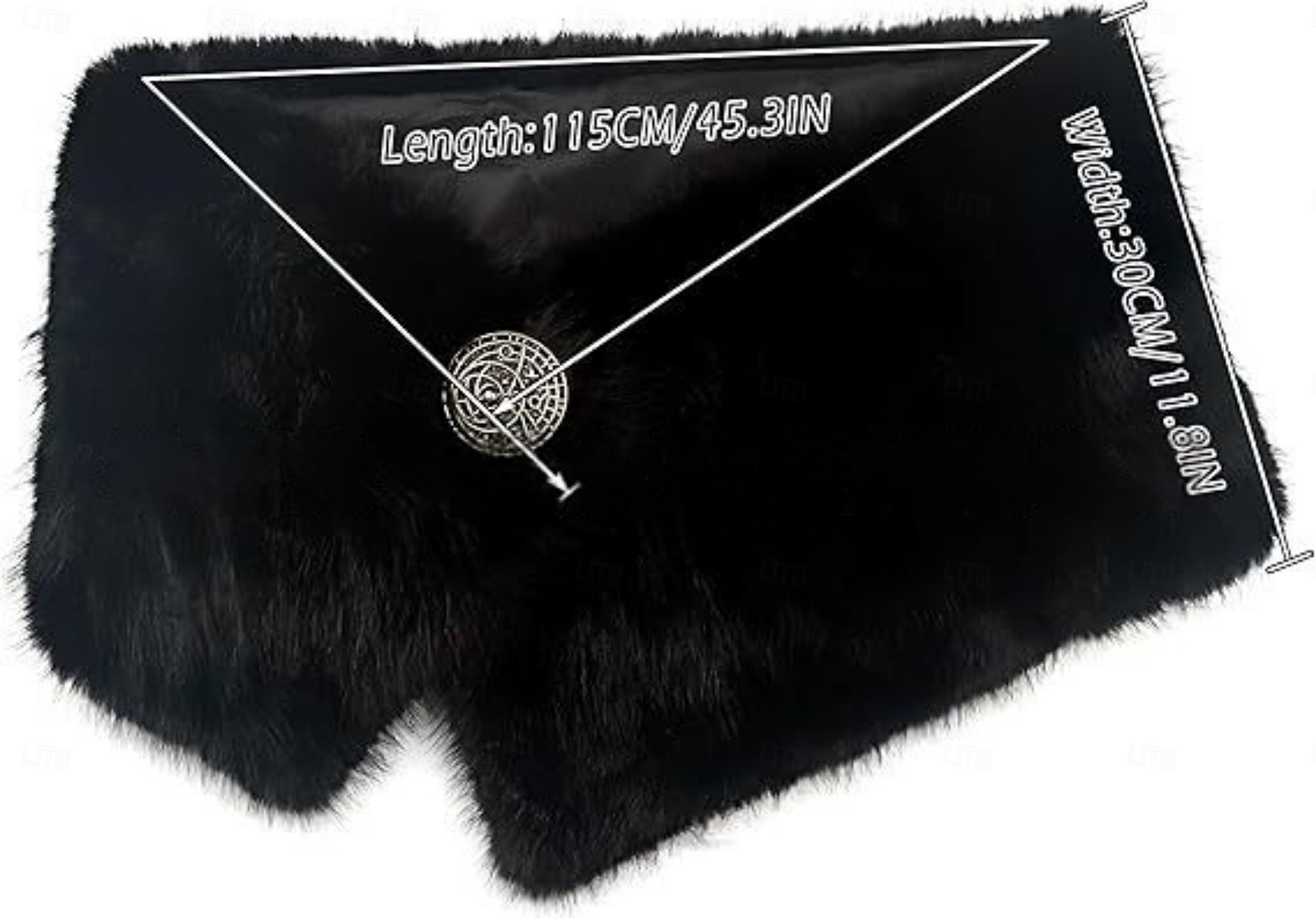 Retro Vintage Mittelalterlich Renaissance Umhang Schals Kunstpelzkostüm Krieger Wikinger Kostüm Damen Vikinger Halloween Karneval Leistung Party LARP Erwachsene Schal 2025 - $32.99 –P3