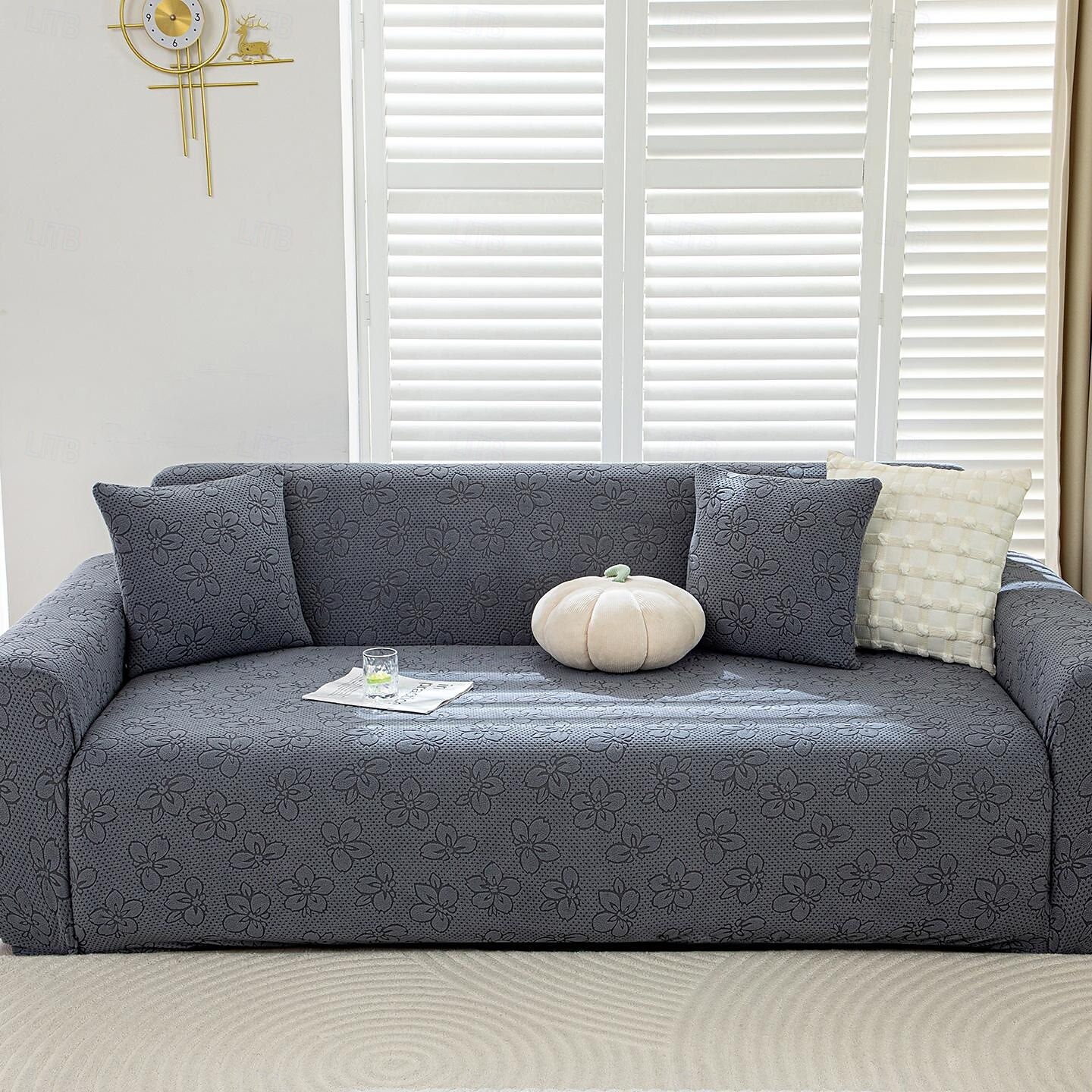 Capas de sofá de chenille para sala de estar, capa elástica de sofá com tudo incluído, jacquard grosso, capas de sofá de canto em forma de L, 1/2/3/4 lugares de 2025 por $72.99 –P13