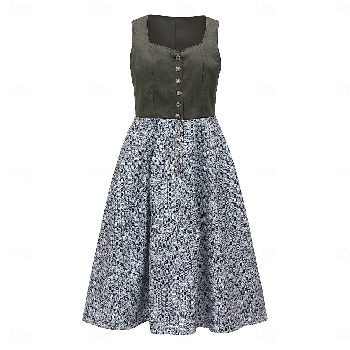 Oktoberfest Ruhák Dirndl Trachtenkleader Szobalány bajor Német Meadows Női Hagyományos stílusú ruha Ruha Kötény Blúz nélkül 2025 - $56.99 –P3