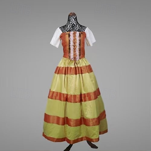 Medieval Renascentist Rochii Rochii de bal Rochie Lungă Viching Cavaler celtic Costume de fancy Pentru femei Regal Halloween Carnaval Mascaradă Performanță LARP Ren Faire Adulți Rochie 2025 - $169.99 –P9