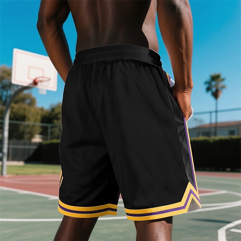 Per uomo Shorts Pantaloncini Estivi Pantaloncini da basket Pantaloncini casual Pantaloncini in rete Tasca Elastico in vita Coulisse A righe Comodità Traspirante Corto All'aperto Vacanza Canotta del 2025 a $12.99 –P11