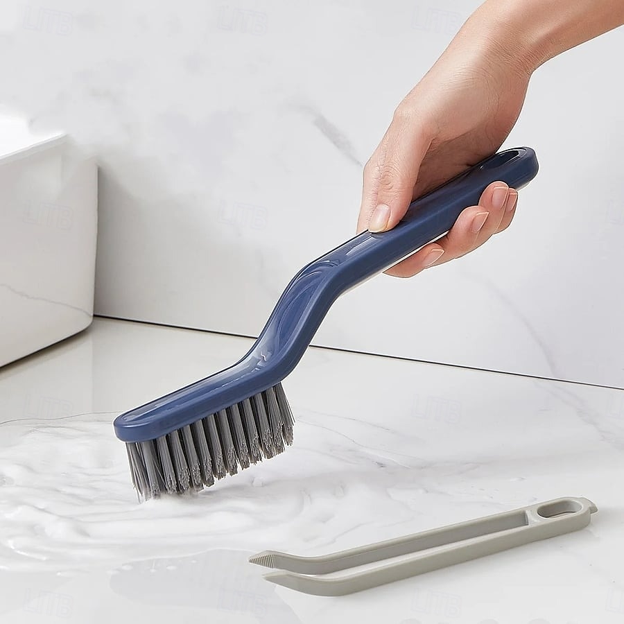 Multifunctional Floor Seam Brush Bathroom Kitchen Crevice Cleaning Tool with Stiff Bristles for Tile Gaps Window Tracks Grout Corners and Narrow Hard-to-Reach Areas 2025 - $5.49 –P1