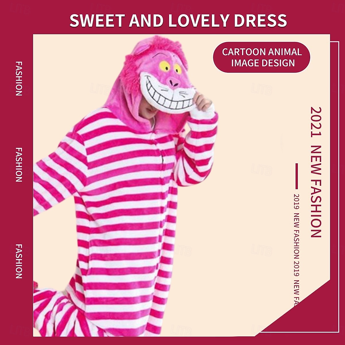 2026年 カーニバルコスチューム 2026 きぐるみパジャマ ファンシーコスチューム ワンジーコスチューム アニマル 猫 カトゥーン あたたか パジャマ 面白いコスチューム 成人 男女兼用(儿童不要选这个) 男女兼用 ハロウィーン カーニバル パーティー 性能 部屋着 ドレスアップ  コレクション – $41.99 –P6