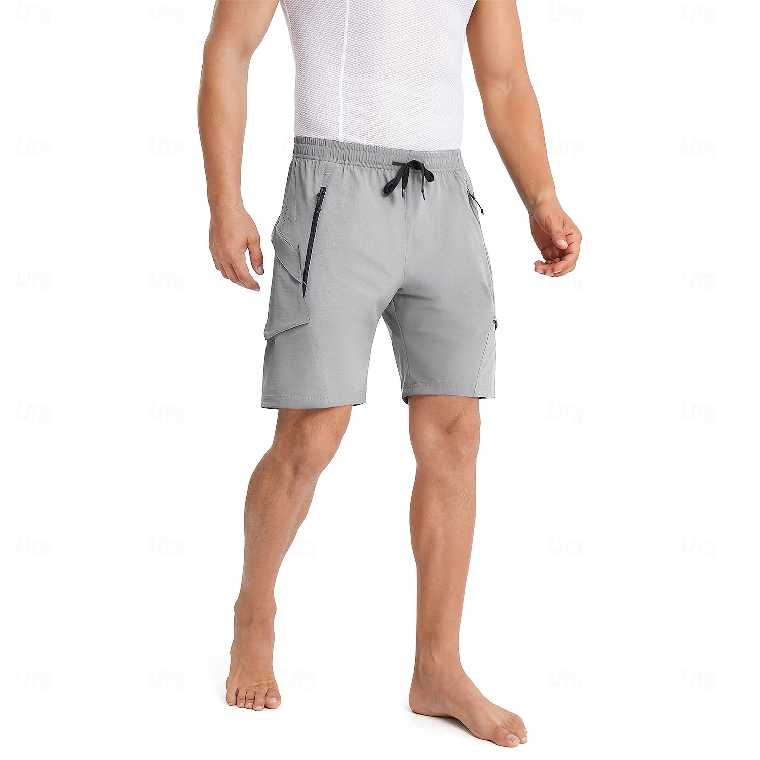 Arsuxeo Herren Einfarbig Fahrradhose MTB-Fahrradhose Fahrradhose Fahhrad Weite Shorts Gepolsterte Shorts / Chamois Formpassend Mountainbike MTB Straßenradsport Sport Reduziert Reibung Reflektierende 2026 - $52.99 –P1