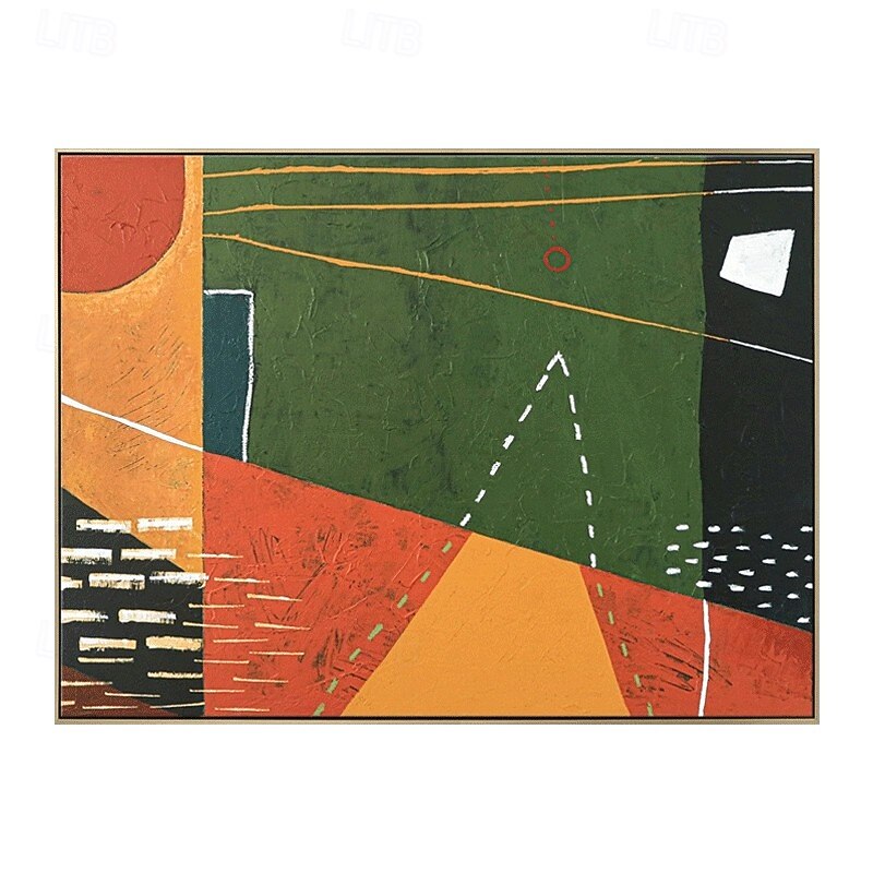 Peinture à l'huile faite à la main sur toile, décoration murale, image abstraite moderne, texture, pour la maison, le salon, toile roulée (sans cadre) de 2025 ? $54.99 –P1