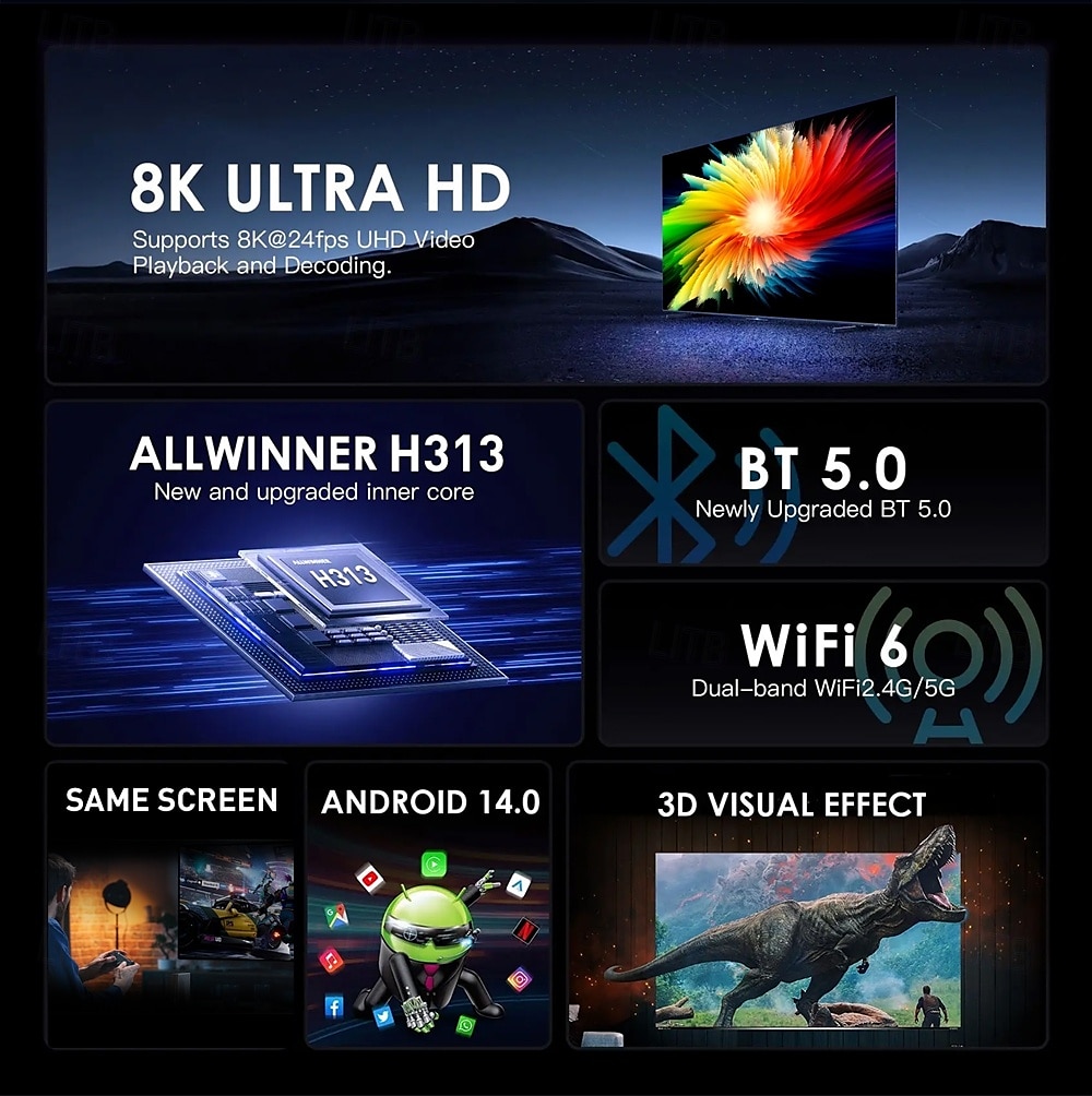 Android TV Box Mortal Q1 PLUS CPU Allwinner H313 Support 2.4G/5.8G Wifi BT5.2 Google Assistant 2GB RAM 16GB 8GB ROM Smart Home TV Box 2025 - $37.99 –P2