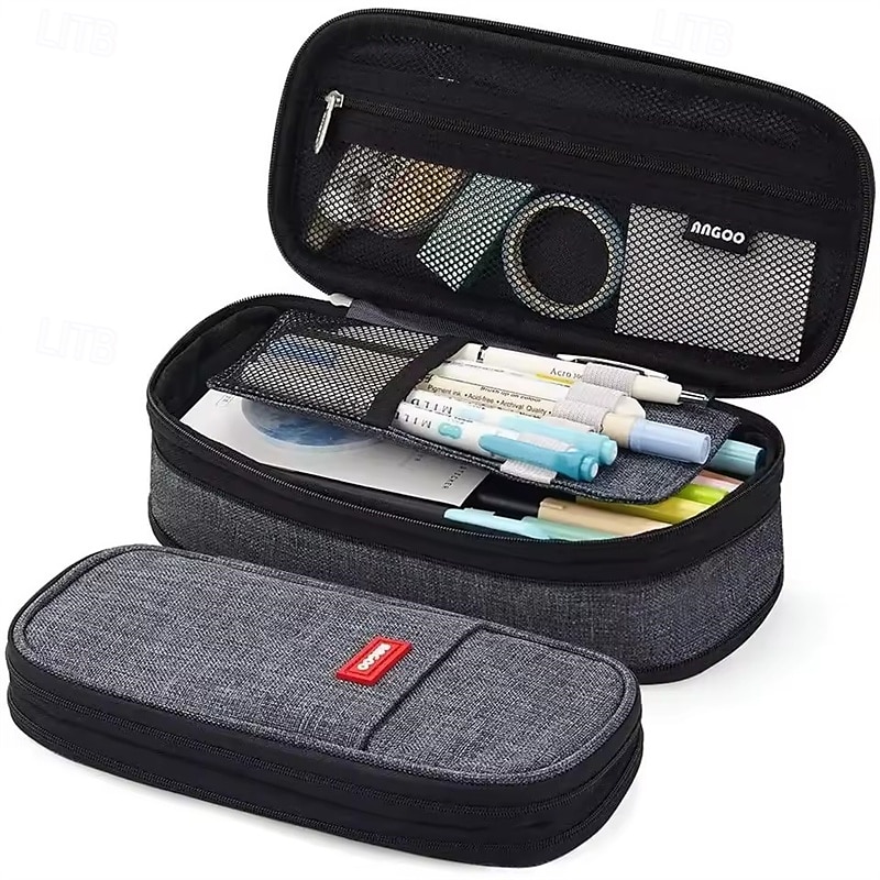 Astucci per matite di grande capacità, astuccio portapenne, scatola portaoggetti per ragazze, ufficio, studenti, organizer, scuola, cancelleria del 2025 a $12.99 –P1
