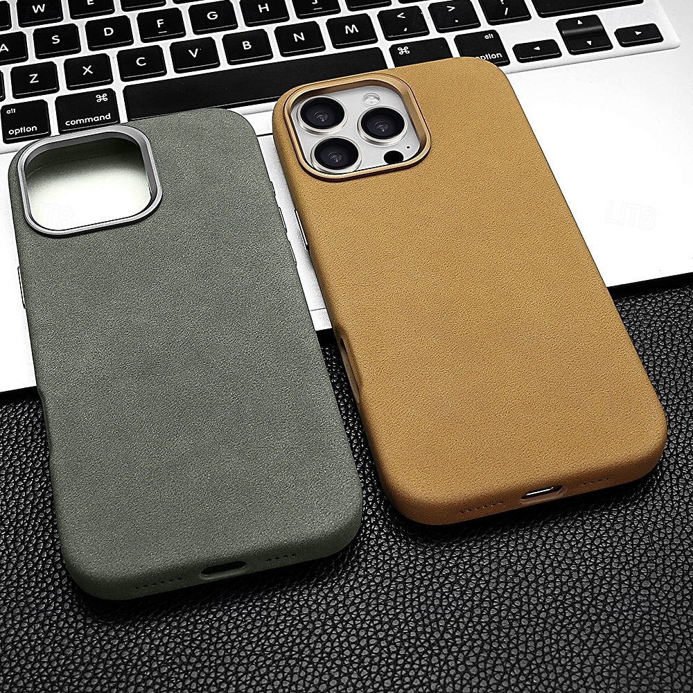 2025年 電話 ケース 用途 iPhone 16 iPhone 16プロ iPhone 16 Proマックス iPhone15 iPhone 15 Pro Max バックカバー 磁石バックル 耐衝撃 レトロ風 TPU PUレザー  コレクション – $33.99 –P4