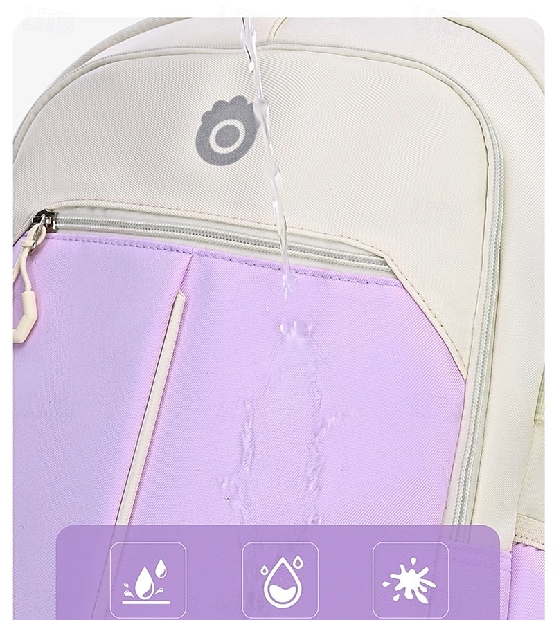 Enfant Garçons Fille Sac à Dos Cartable Sac à Dos Fonctionnel Sac à dos scolaire École Polyester Réglable Grande capacité Imperméable Fermeture éclair Noir Rose Claire Violet de 2025 ? $34.99 –P5