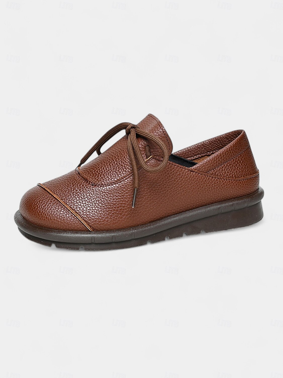 Chaussures décontractées à lacets marron foncé pour femmes, chaussures plates souples et confortables, idéales pour les promenades quotidiennes, les sorties décontractées et les voyages de 2025 ? $24.99 –P1