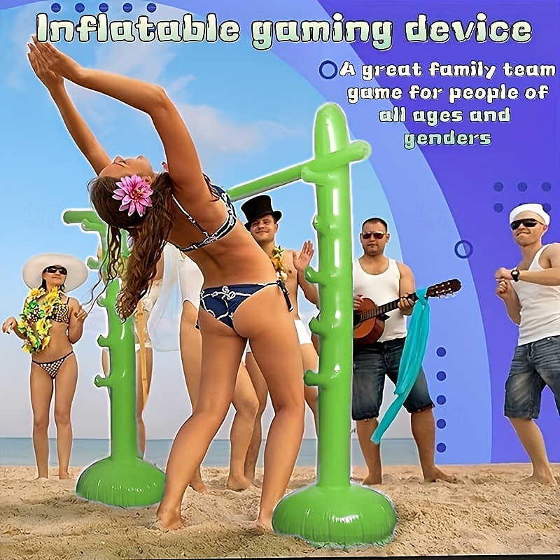2025年 ポータブルインフレータブルゲームセット、低めのデザイン、耐久性のあるPVC素材、ホームパーティーに最適、インタラクティブな集まり、チームビルディング、ビーチでの楽しい家族向けホリデーゲーム、耐久性のあるPVCセット、ビーチゲーム  コレクション – $20.99 –P5