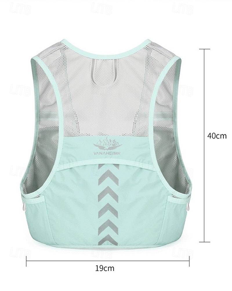 Running Vest Hydration Vest Backpack Reflective Waterproof Lightweight Polyester Hydration for Marathon Hiking Trail Race 2025 - $22.39 –P4