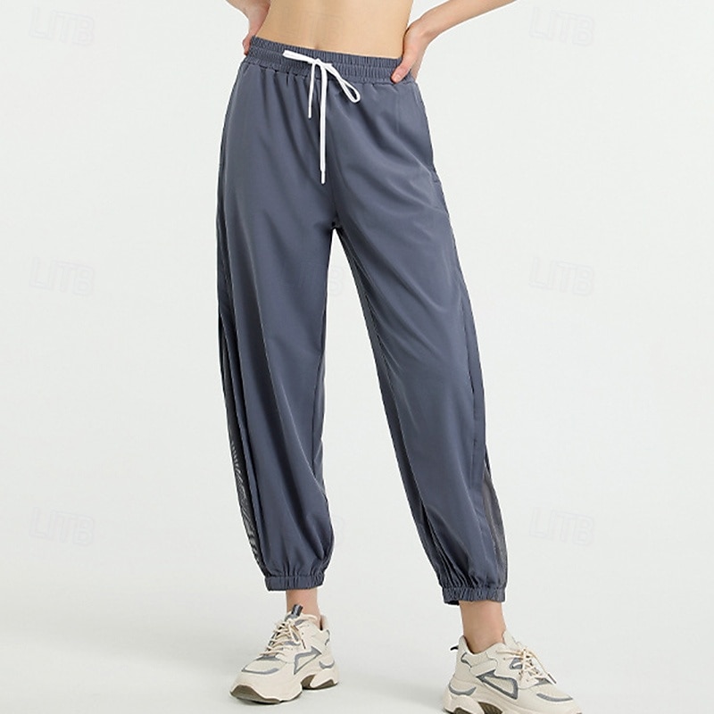 Mujer pantalones deportivos Pantalones cargo para exteriores Con bolsillos Alta cintura Gimnasio Voleibol Rutina de ejercicio Prendas de abajo Color sólido Negro Rosa Gris Deportes Ropa de Deporte 2025 - $23.99 –P2