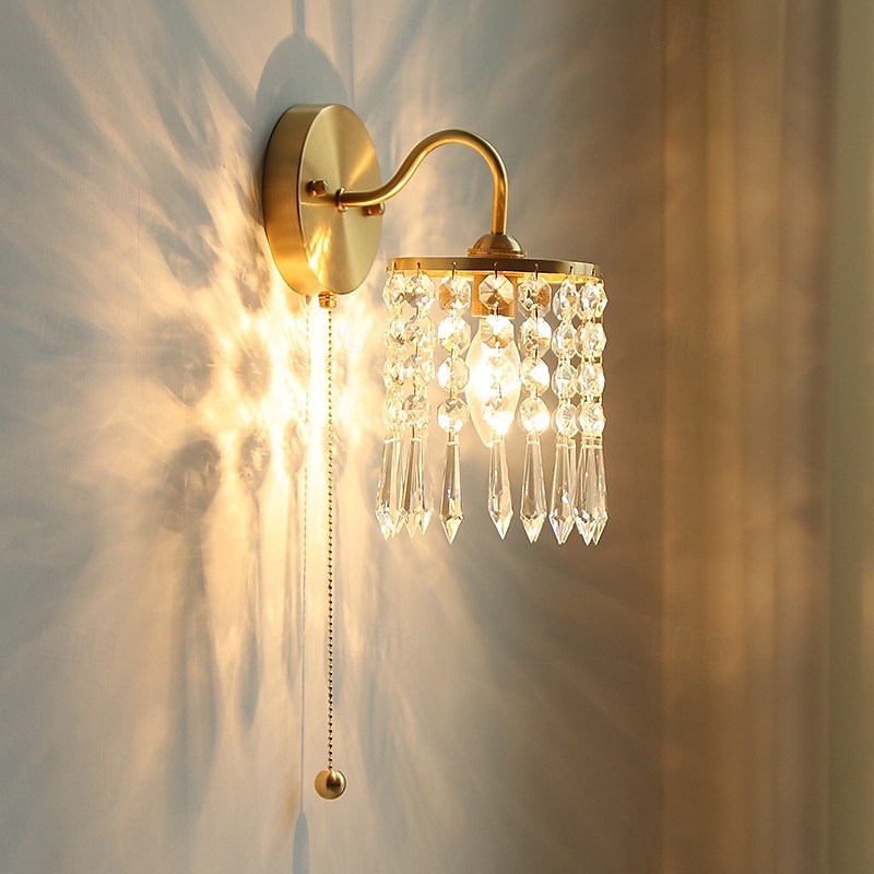 Aplique de pared, apliques de pared modernos, apliques de pared de estilo rústico con pantalla de vidrio transparente, apliques de pared para sala de estar, dormitorio, escalera, baño, pasillo 2025 - $156.99 –P3