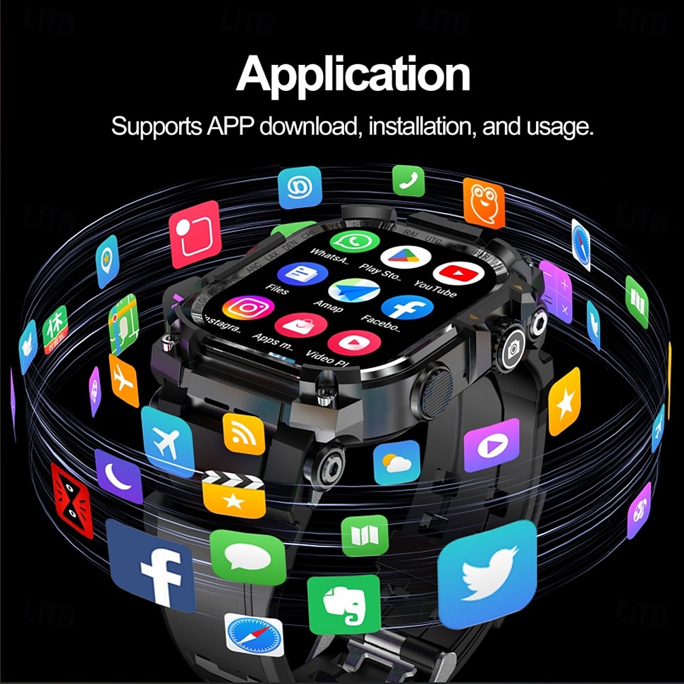 Новые мужские смарт-часы на Android с GPS, 3G RAM/32G ROM, HD-камерой, 2G, 4G SIM-картой, Wi-Fi, быстрым беспроводным доступом в Интернет 2025 - $136.99 –P8