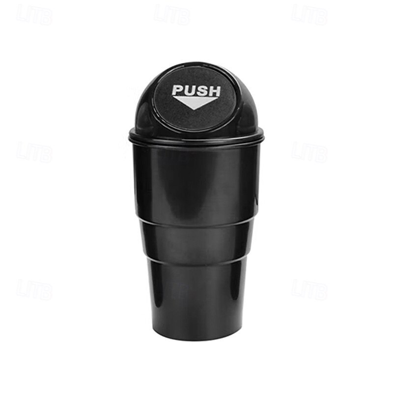 Mini cestino per rifiuti automatico con coperchio, portabicchieri impermeabile, contenitore per rifiuti da bracciolo, contenitore multifunzionale in plastica per l'interno del veicolo. del 2025 a $6.49 –P12