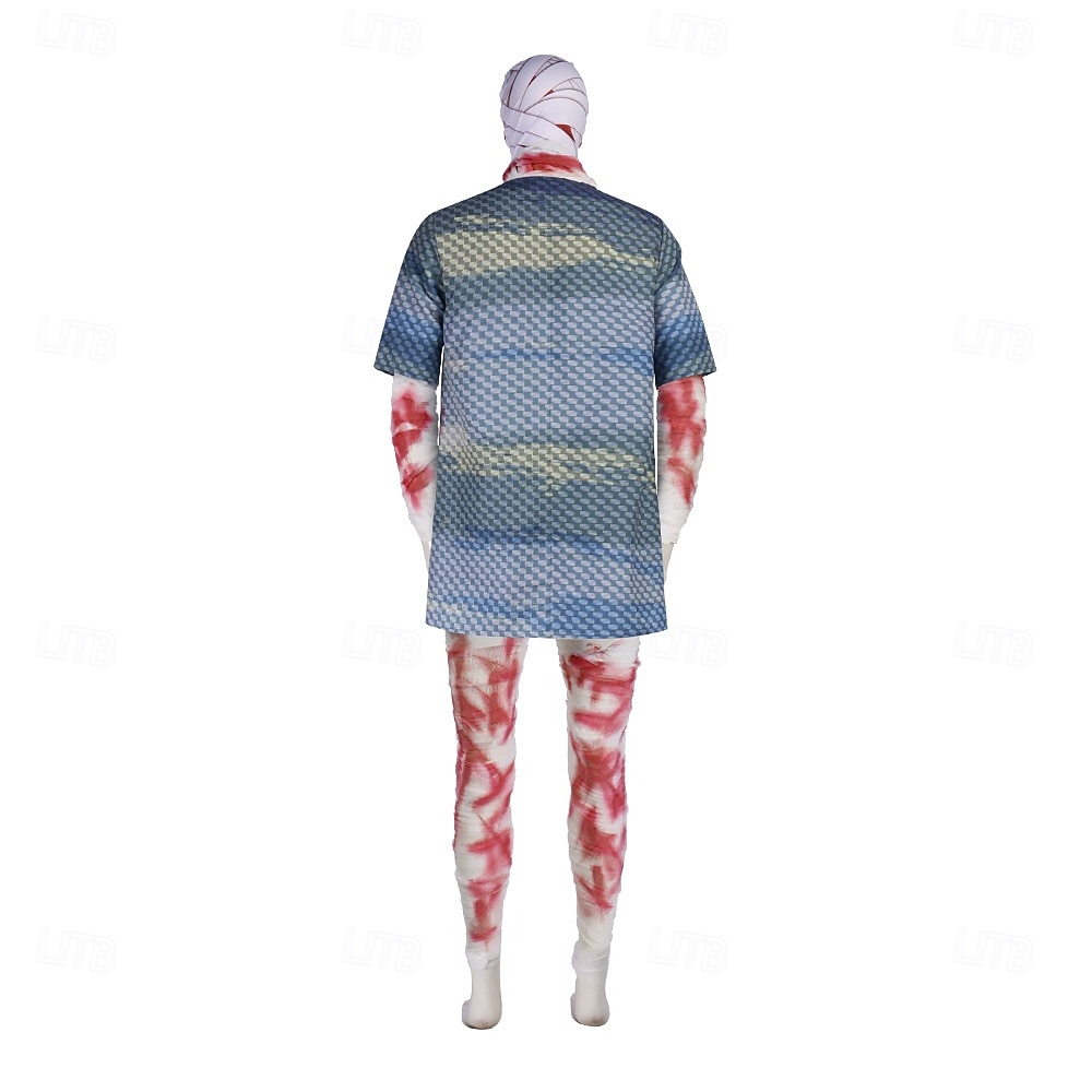 Fancy Costume Jumpsuit Zombie Mouthwashing Horror Scary Costume Adults' Men's Women's Halloween Carnival Party Performance Dress Up 2026 - $43.99 –P3