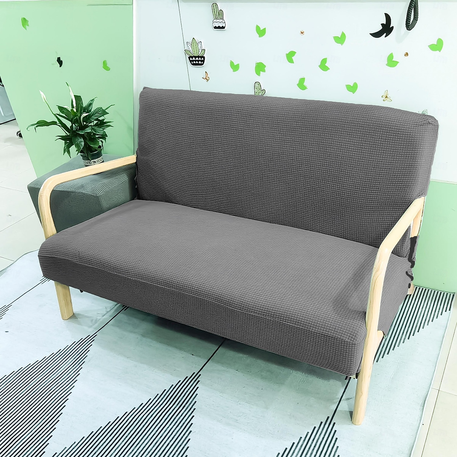 husă de scaun de sufragerie hidrofugă pentru acasă, husă de scaun din fleece polar, huse elastice pentru scaune 2025 - $22.99 –P16